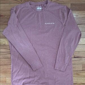 Alphalete Long Sleeve Tee - Dusty Rose